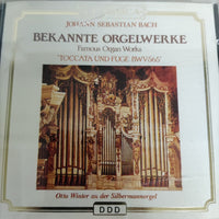 ซีดี Johann Sebastian Bach, Otto Winter - Bekannte Orgelwerke - Famous Organ Works CD VG+