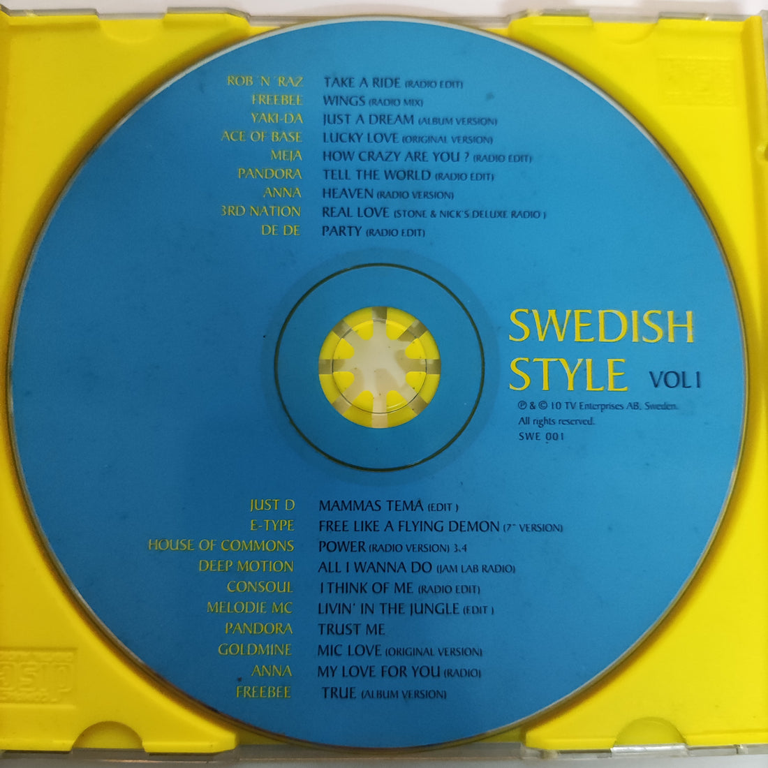 ซีดี Various - Swedish Style Vol.1 (CD) (VG+)