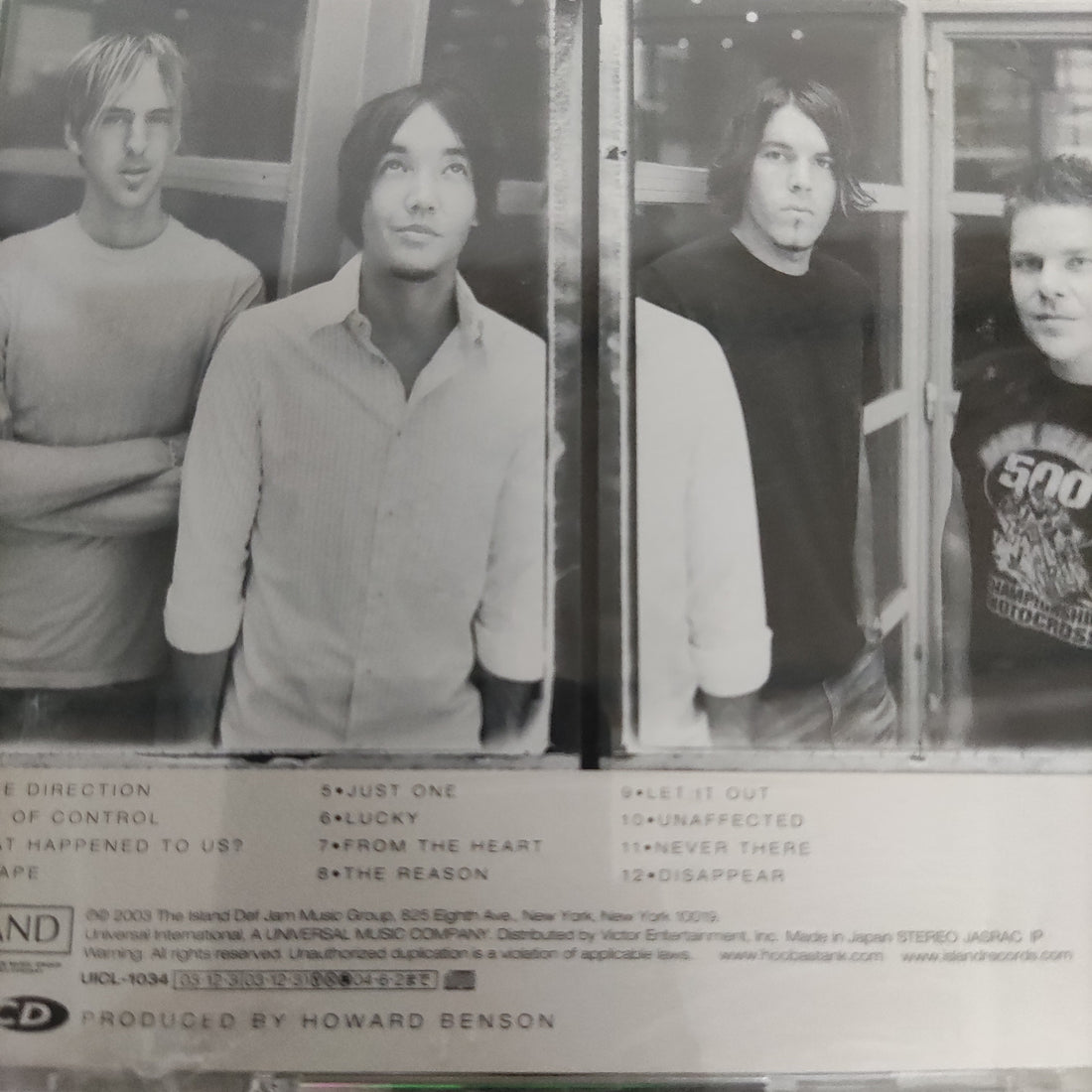 ซีดี Hoobastank - The Reason CD VG