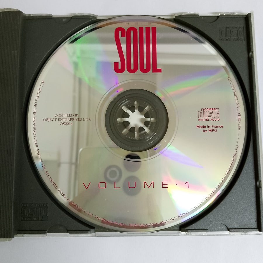 ซีดี Various - This Is Soul Volume · 1 (CD) (VG+)