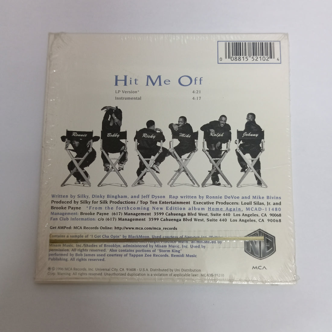 ซีดี New Edition - Hit Me Off (CD) (VG+)