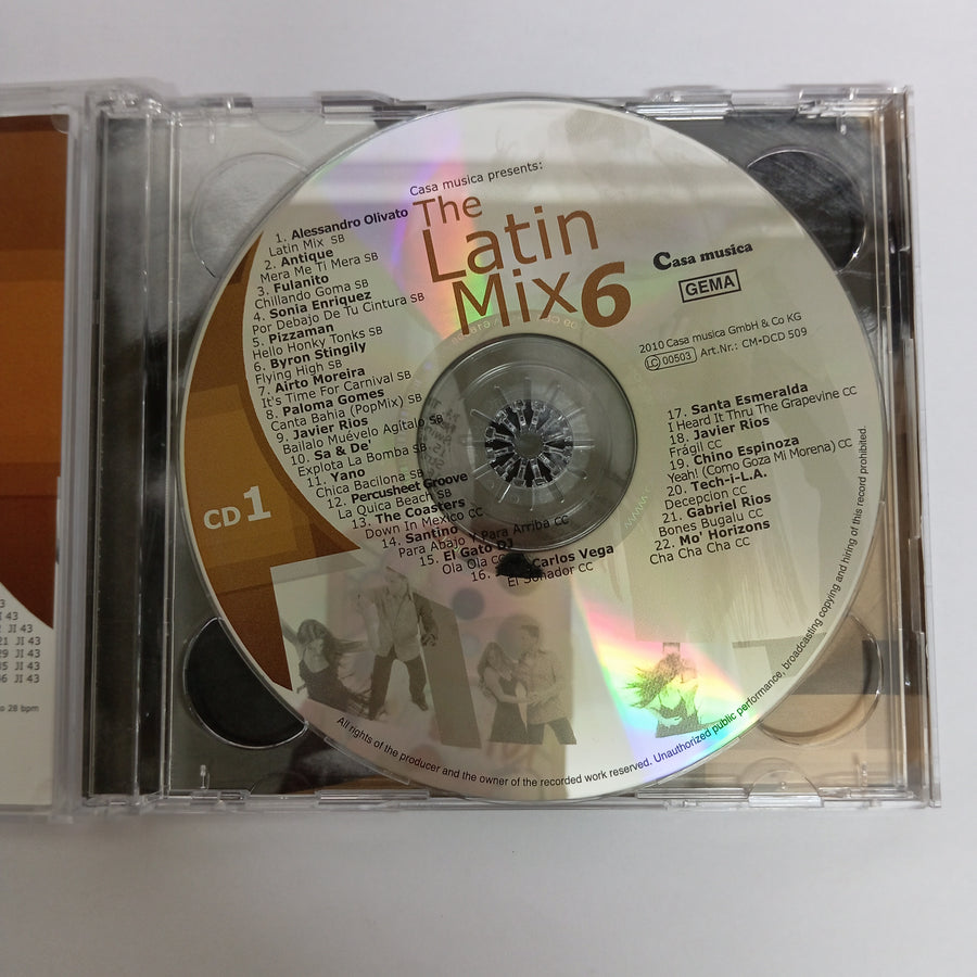 ซีดี Various - The Latin Mix 6 (CD) (VG+) (2CDs)