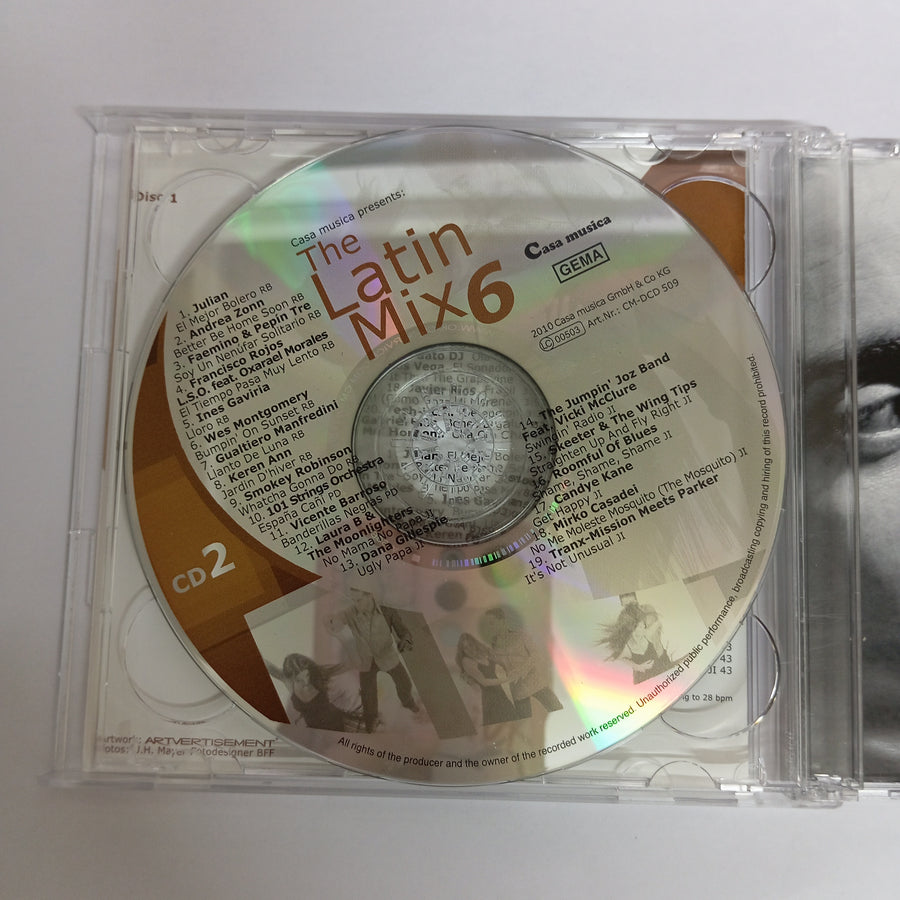 ซีดี Various - The Latin Mix 6 (CD) (VG+) (2CDs)