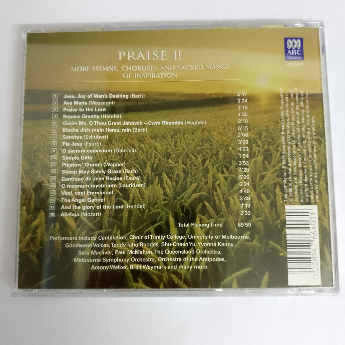 ซีดี Various - Pratse II The Music Of Inspiration (CD) (VG+)