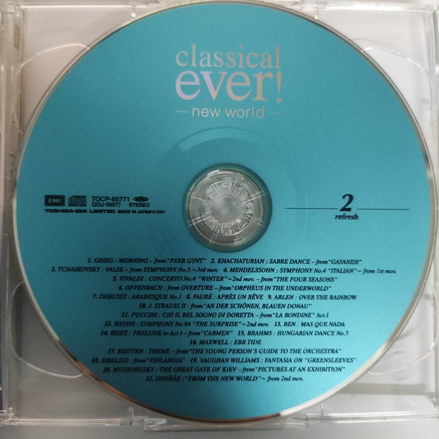 ซีดี Various - CLASSICAL EVER NEW WORLD  (CD)(VG+)