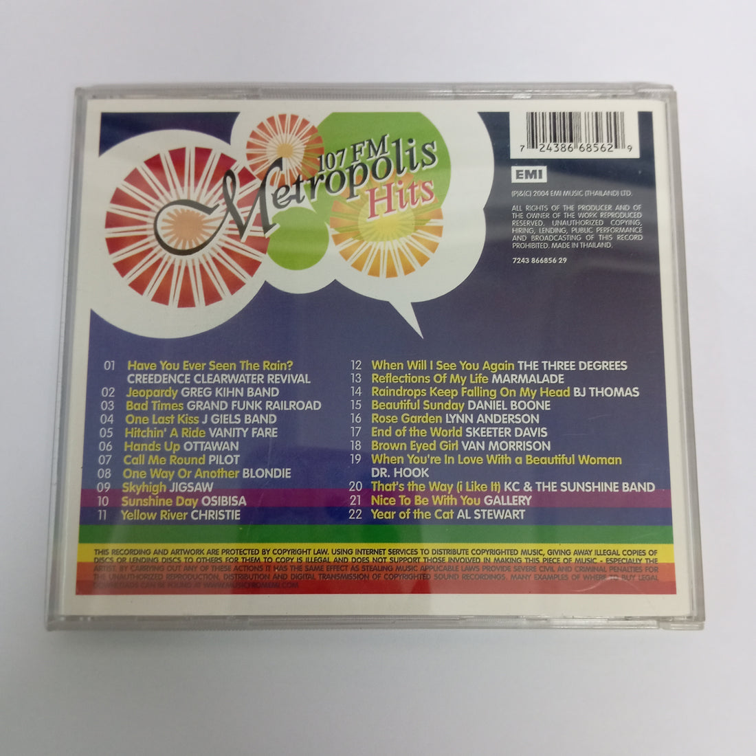 ซีดี Various - 107 FM Metropolis Hits (CD) (VG+)