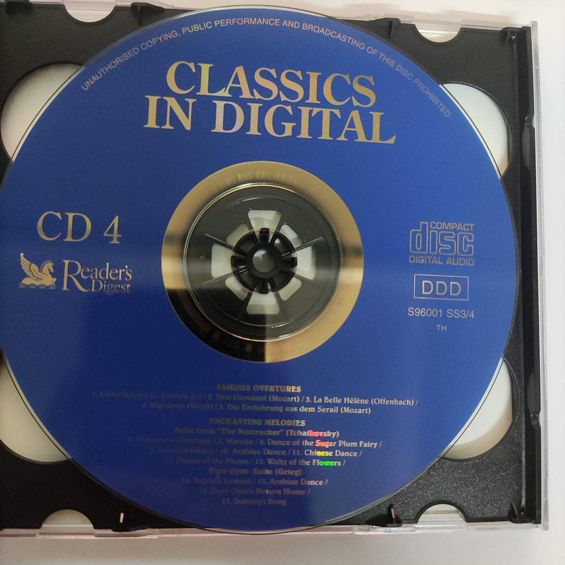 ซีดี Various - CLASSICS IN DIGITAL (CD)(VG+) (5CDs) (แผ่นทอง)