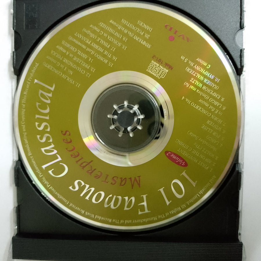 ซีดี Various - 101 Famous Classical Masterpieces (CD) (VG+) (5CDs)