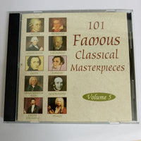 ซีดี Various - 101 Famous Classical Masterpieces (CD) (VG+) (5CDs)