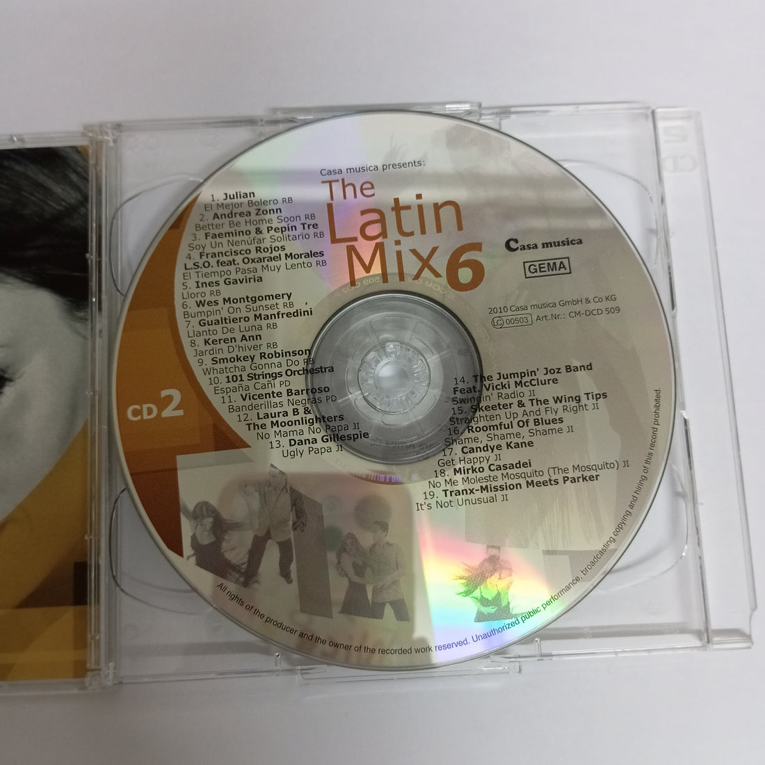 ซีดี Various - The Latin Mix 6 (CD) (VG+) (2CDs)