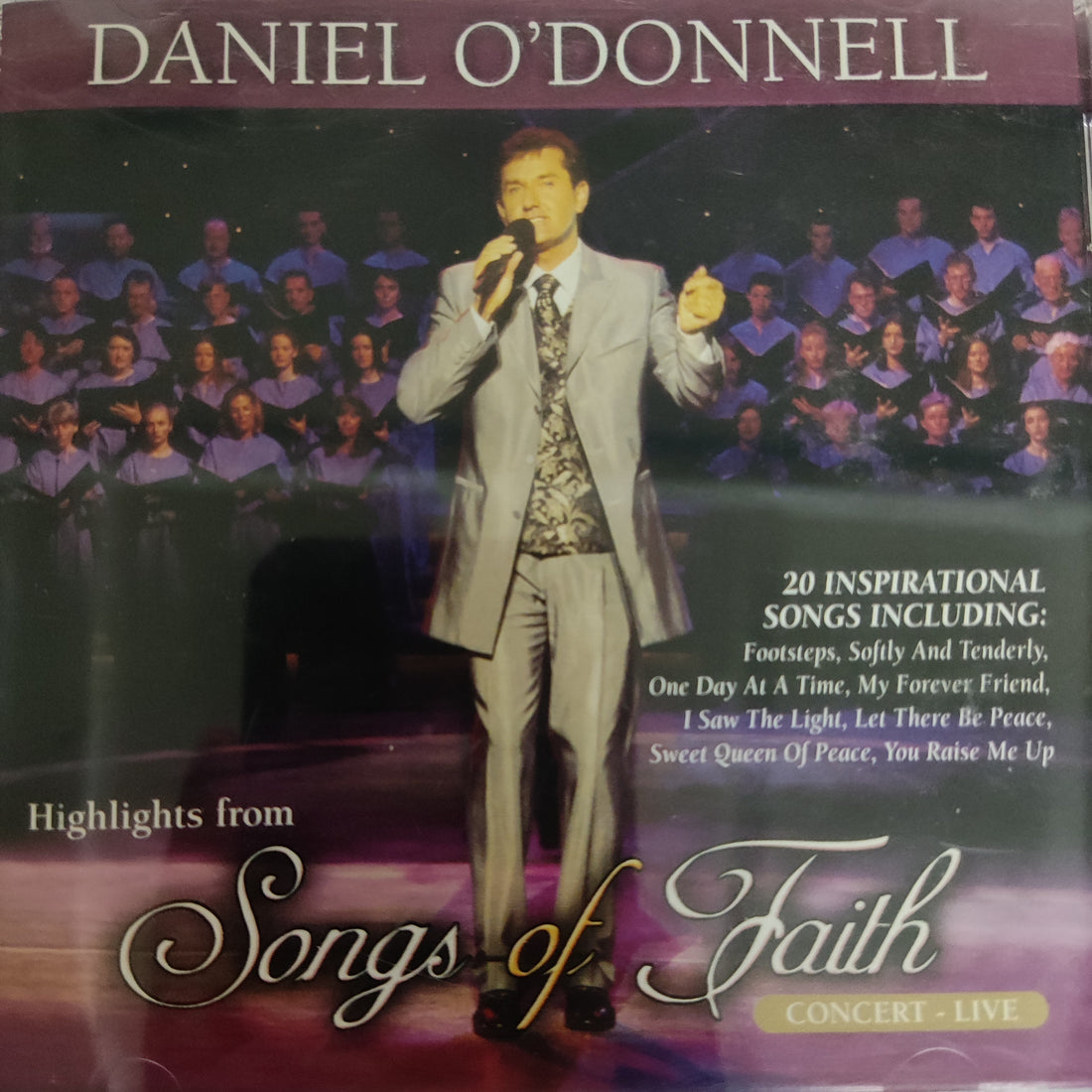 ซีดี Daniel O'Donnell - Highlights From Songs Of Faith Concert - Live CD VG+