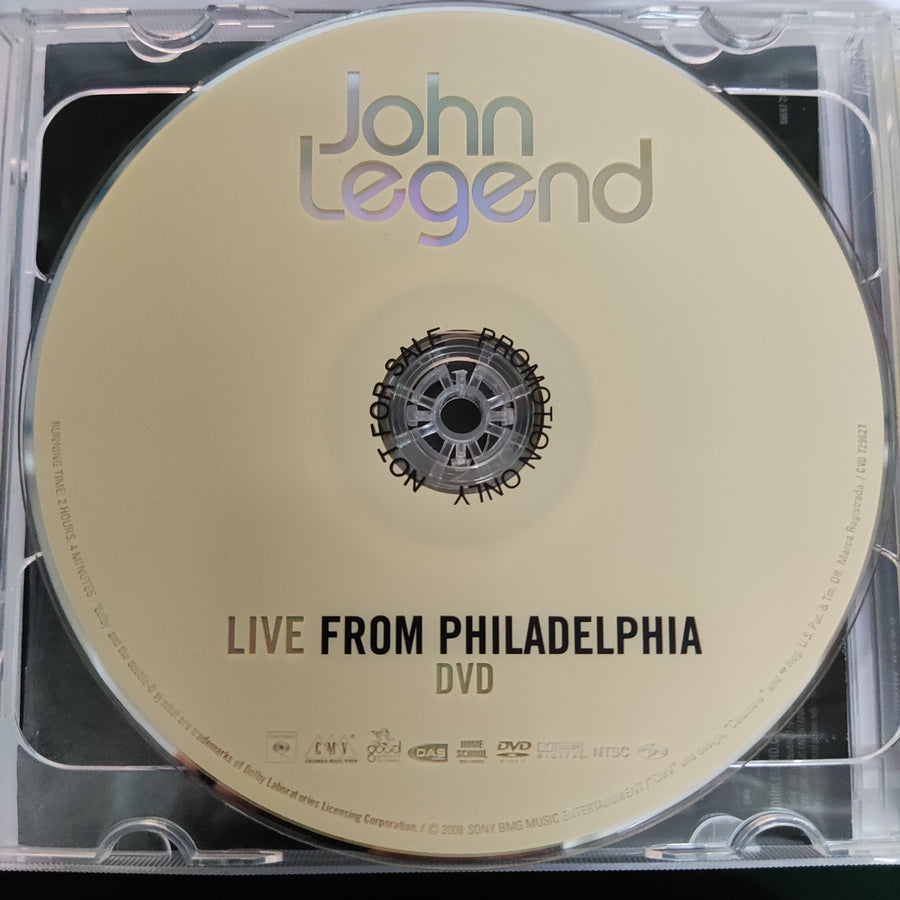 ซีดี John Legend - Live From Philadelphia CD VG+ 2CDs