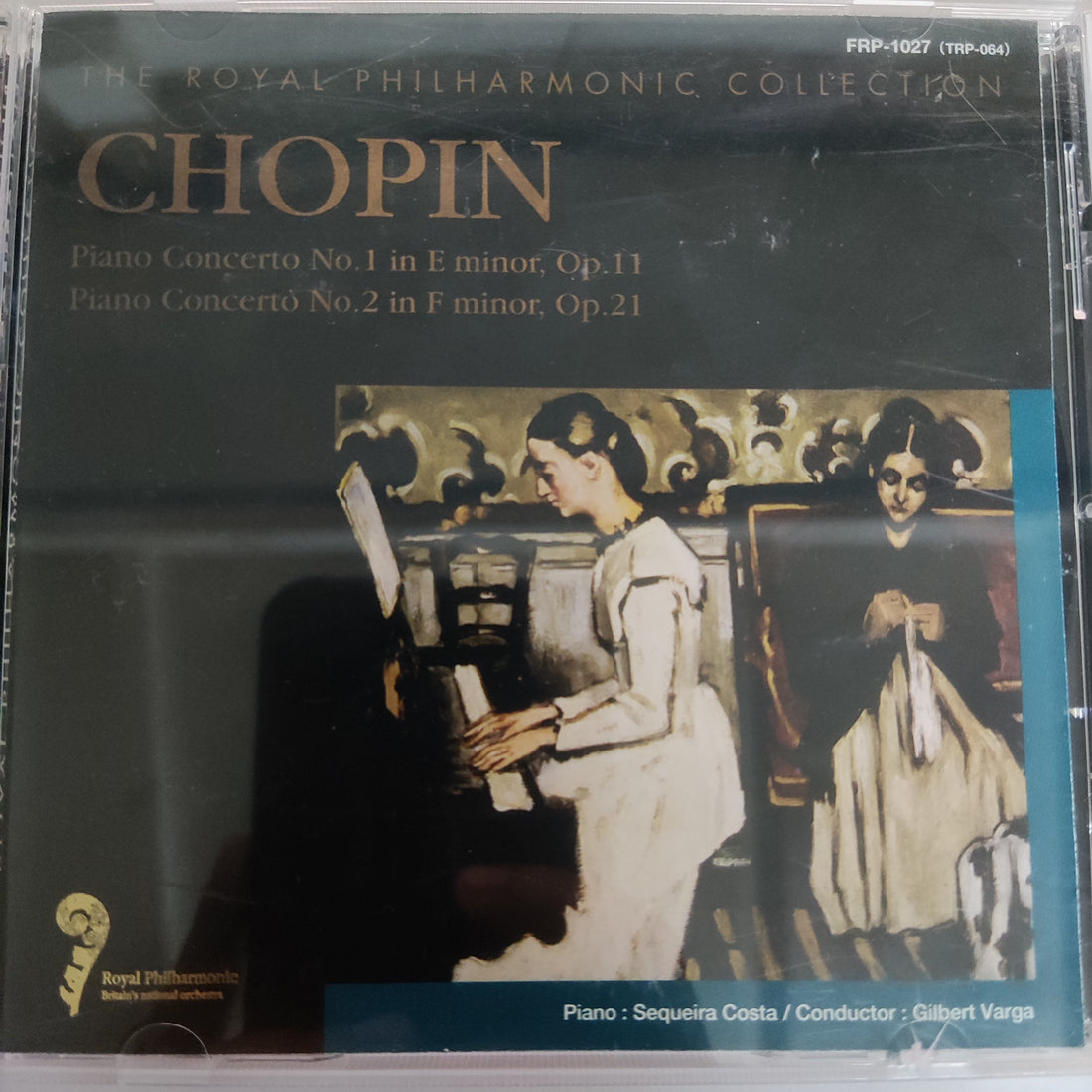 ซีดี Royal Philharmonic Orchestra - Chopin Piano Concerto No.1-No.2 (CD)(VG+)