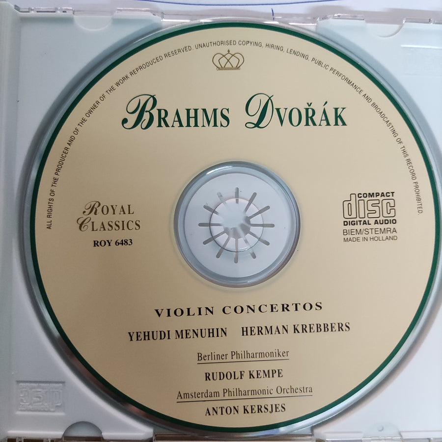 ซีดี Brahms - Violin Concerto In D Major Op.77 CD VG+