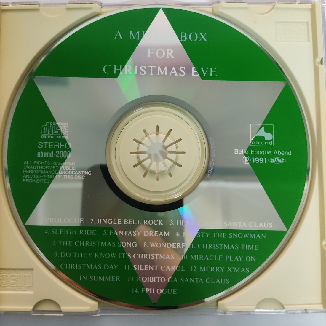 ซีดี Various - A Music Box For Christmas Eve (CD)(VG+)