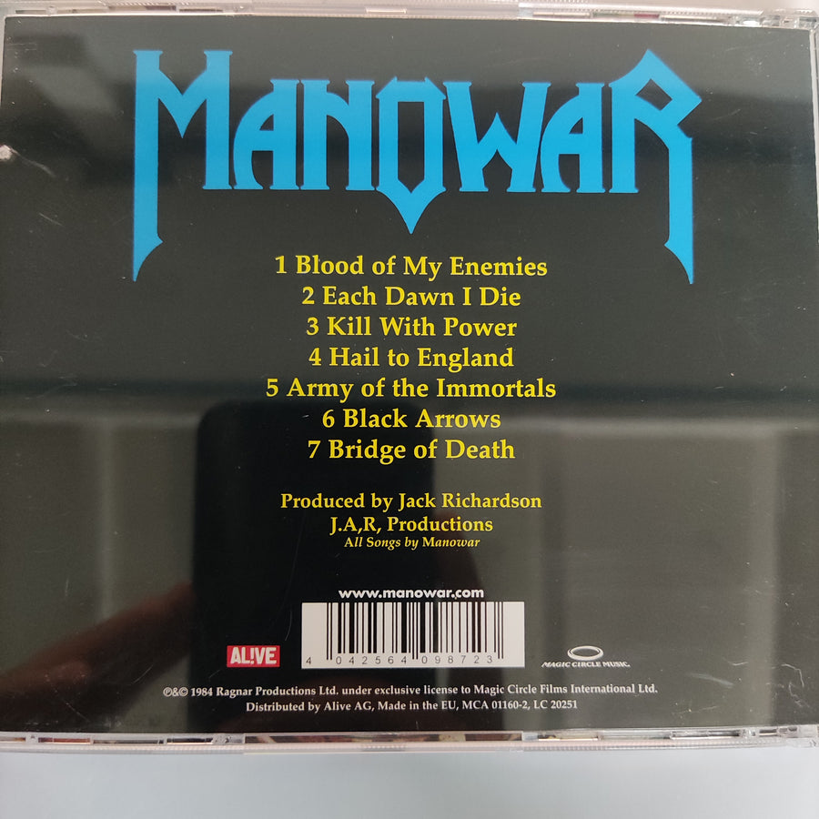 ซีดี Manowar - Hail to england CD VG+