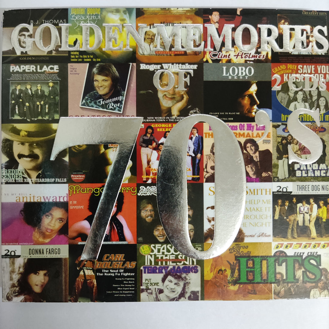 ซีดี Various - Golden Memories Of 70's (CD) (VG+) (2CDs)