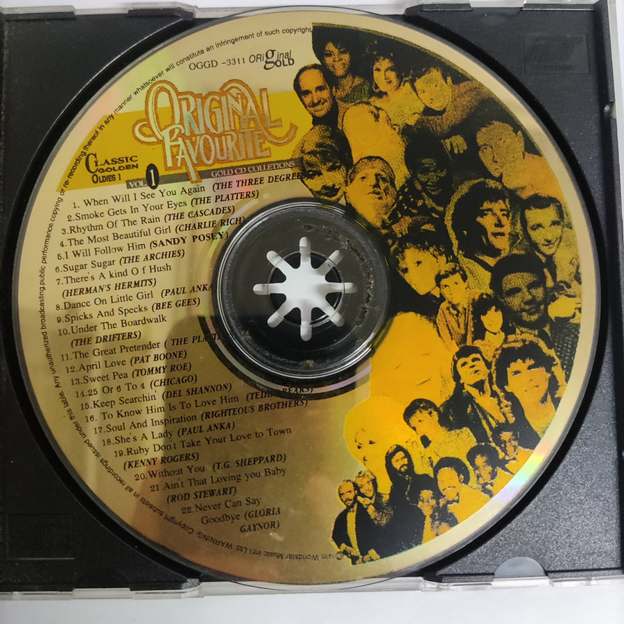 ซีดี Various - Original Favourite Vol.1 (CD) (VG+) (แผ่นทอง)