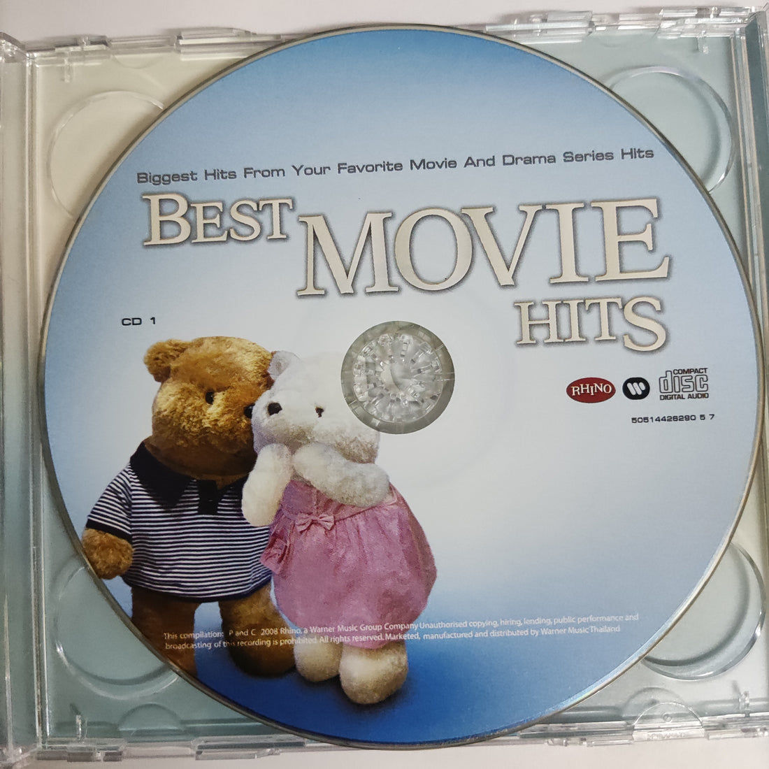 ซีดี Various - Best Movie Hits - Biggest Hits From Your Favorite Movies And Drama Series (CD) (VG+) (2CDs)