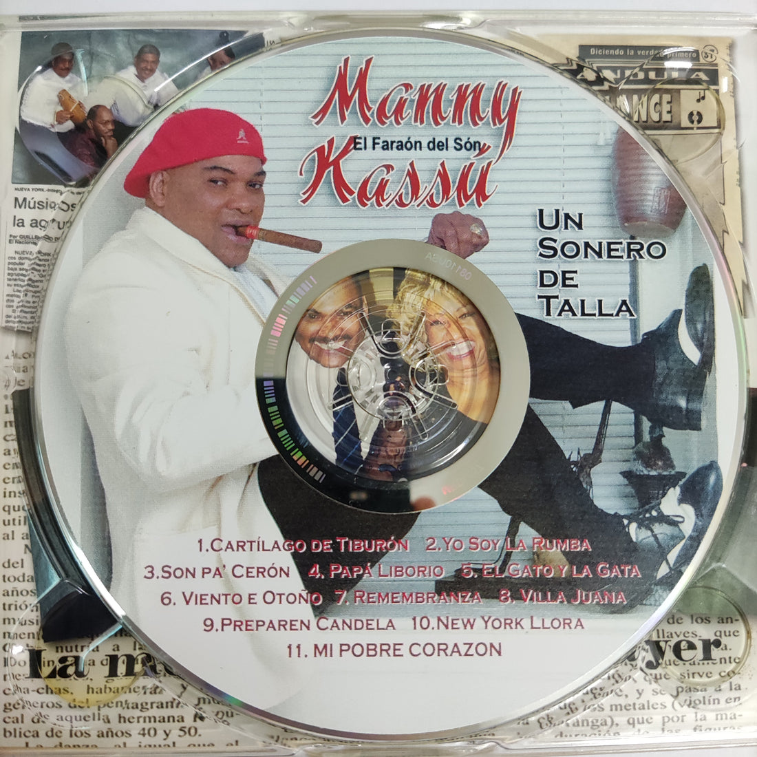 ซีดี Manny Kassu - Un Sonero De Talla (CD) (VG+)