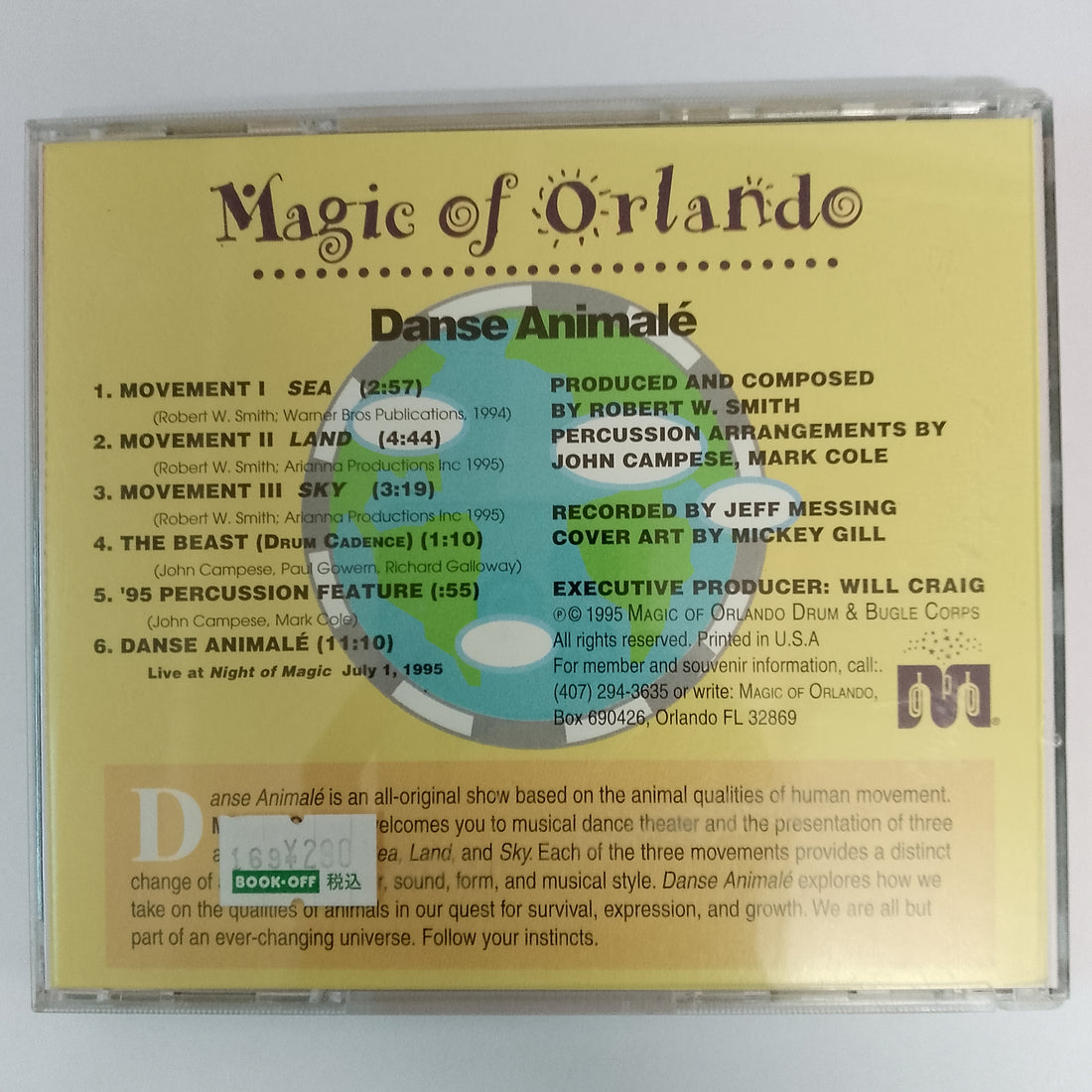 ซีดี Danse Animale - Magic Of Orlando CD VG+