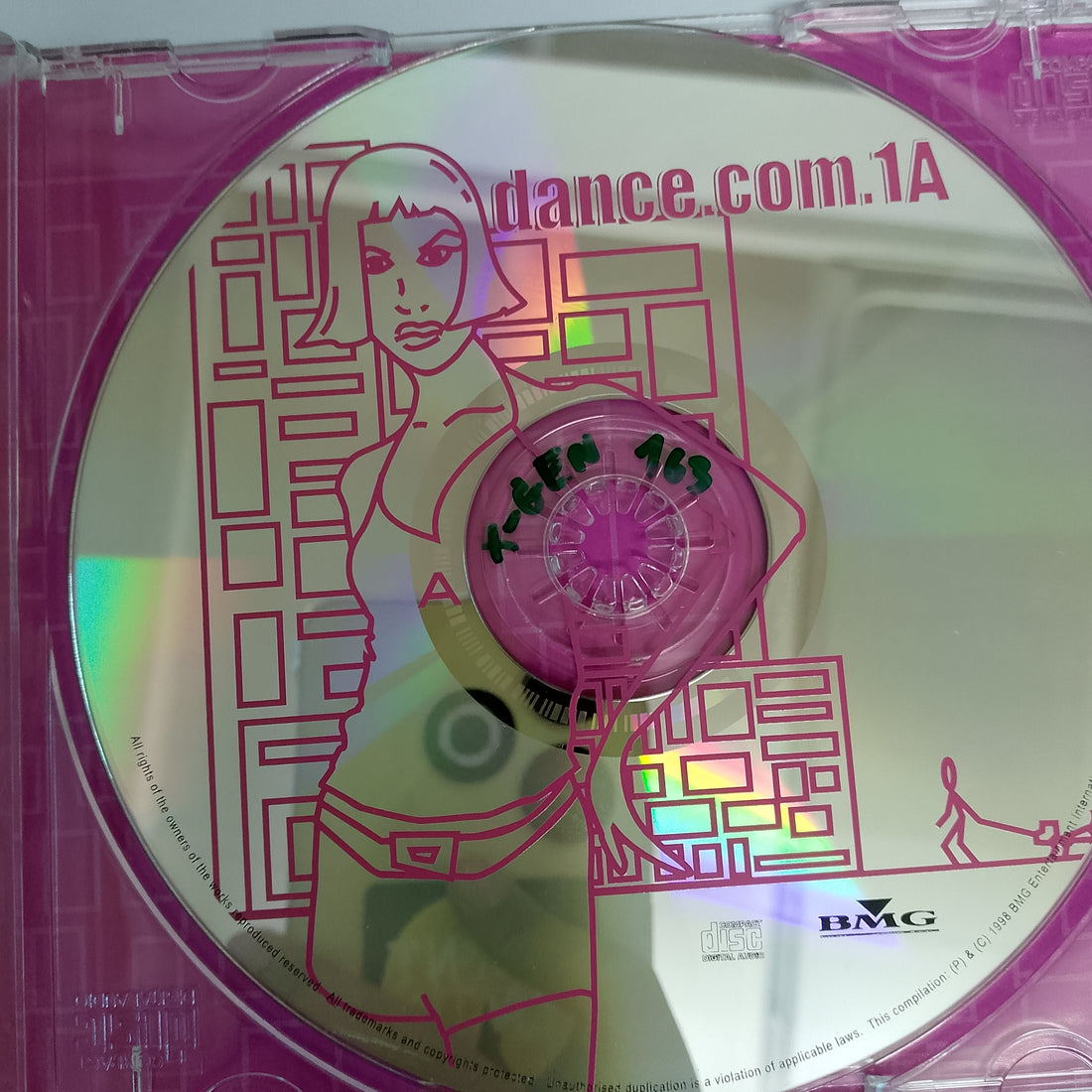 ซีดี Various - Dance.com.1A (CD) (VG+)