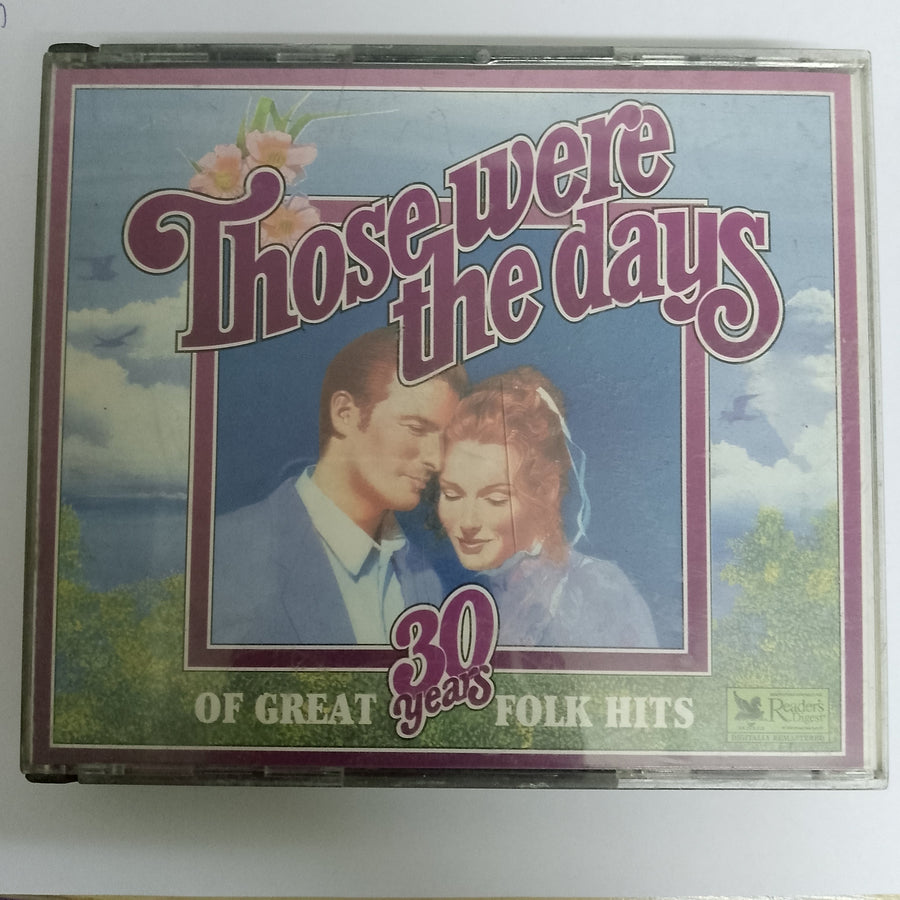 ซีดี Various - Those Were The Days: 30 Years Of Great Folk Hits (CD) (VG+) (4CDs)