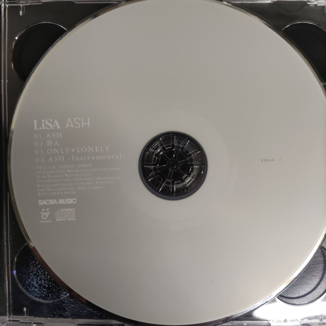 ซีดี Lisa - Ash (CD) (VG+) (CD + DVD)