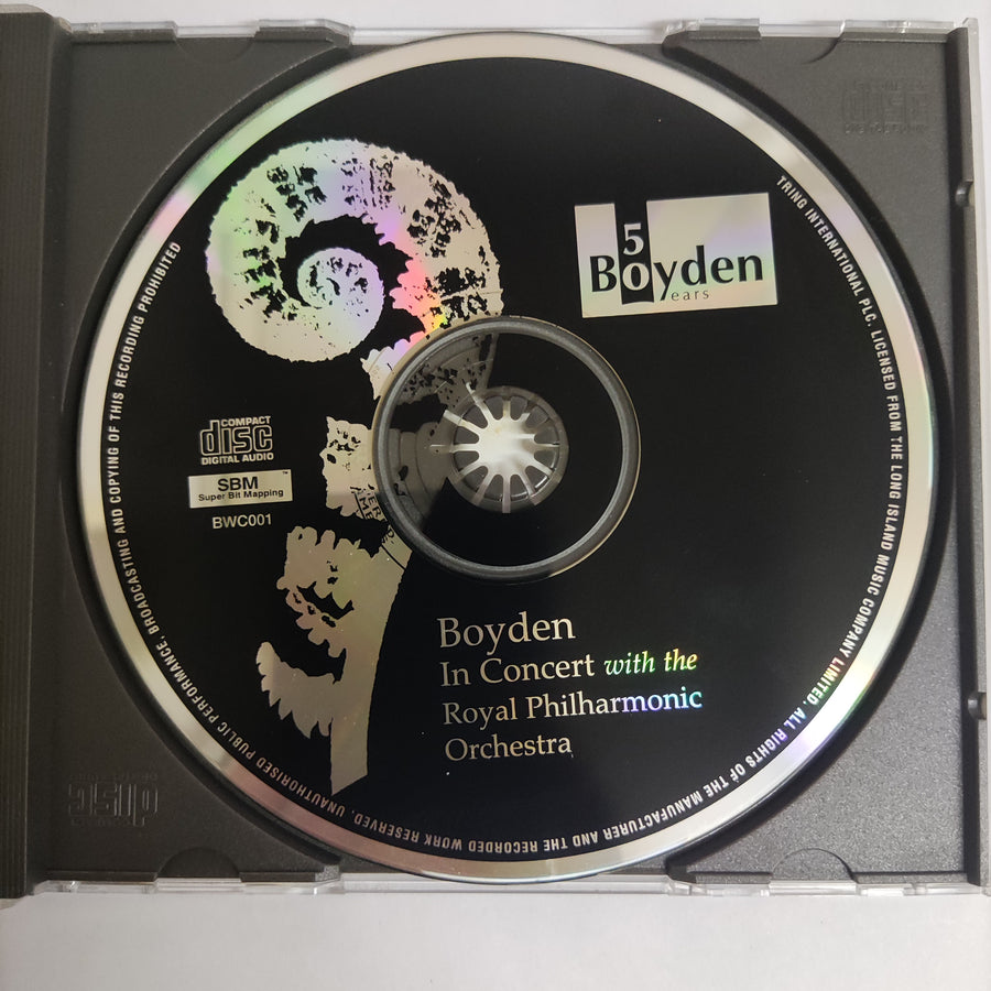 ซีดี Various - Boyden In Concert With The Royal Philharmonic Orchestra (CD) (VG+)