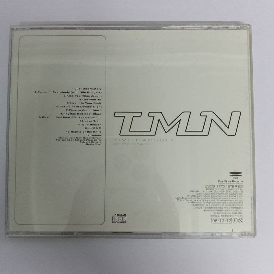 ซีดี TMN* – Time Capsule [All The Singles] (CD) (VG+)