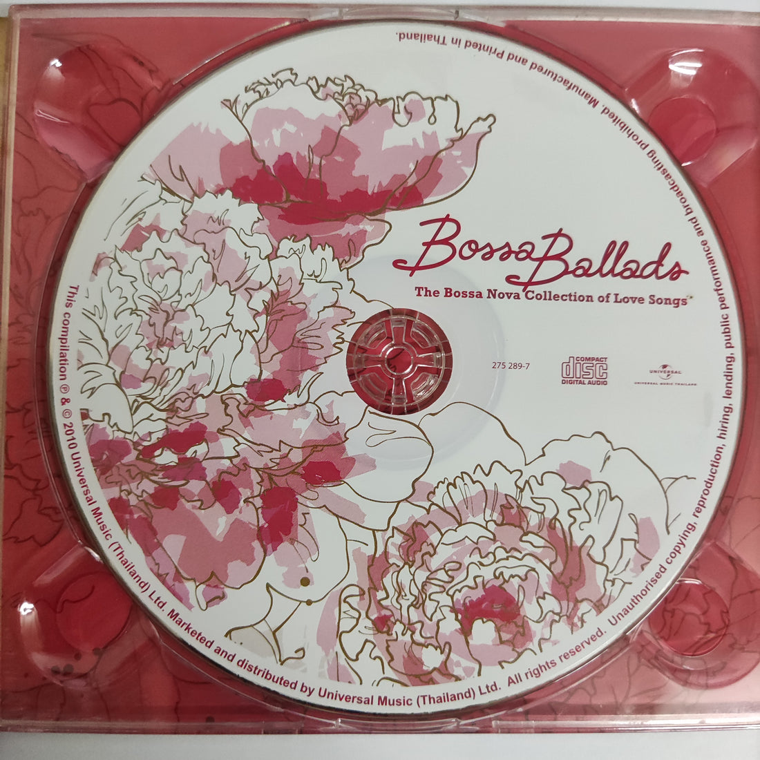 ซีดี Various - BOSSA BALLADS The Bossa Nova Collection of Love Songs (CD) (VG+)