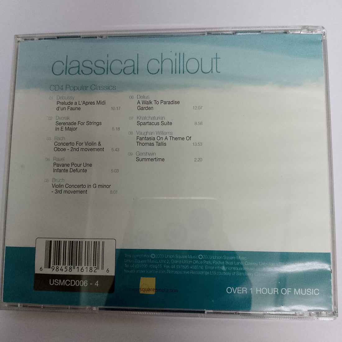 ซีดี Various – Classical Chillout (CD) (VG+) (4CDs)