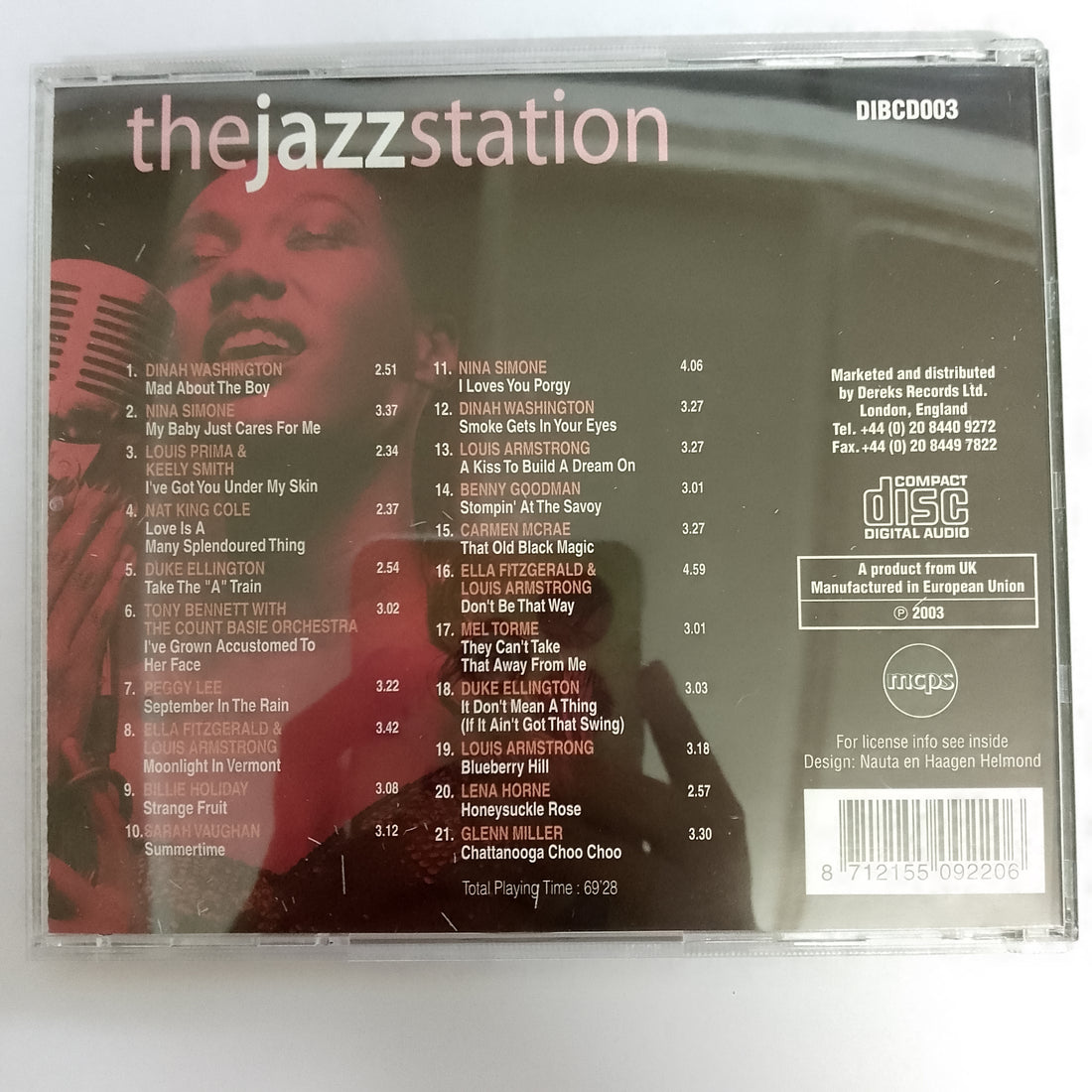 ซีดี Various – The Jazz Station (101 Great Tracks) (CD) (VG+) (5CDs)