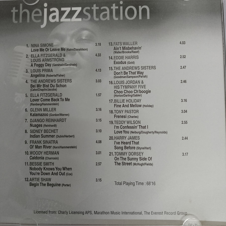 ซีดี Various – The Jazz Station (101 Great Tracks) (CD) (VG+) (5CDs)