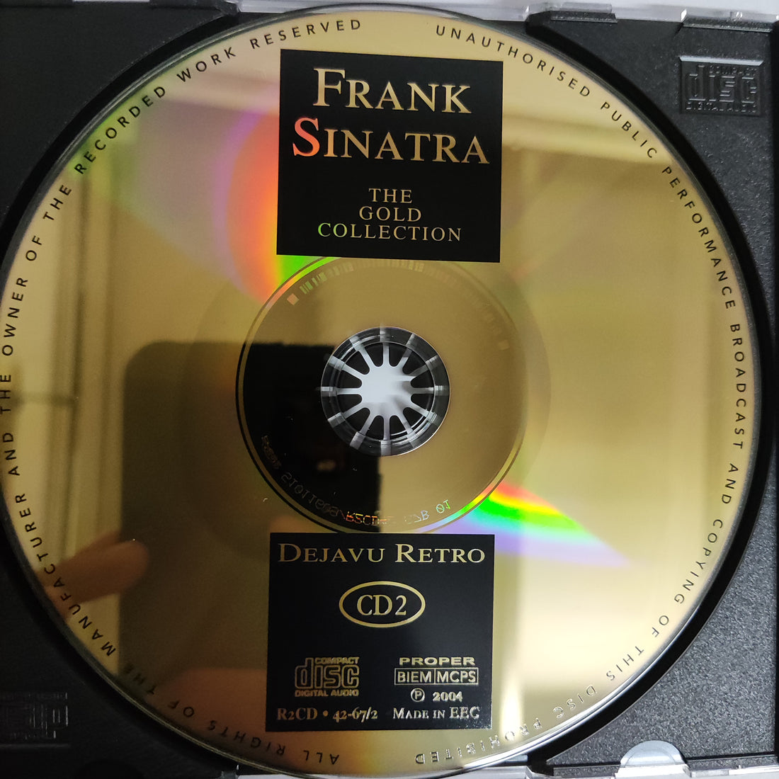 ซีดี Frank Sinatra - The Love Songs (CD) (VG+) (2CDs) (แผ่นทอง)