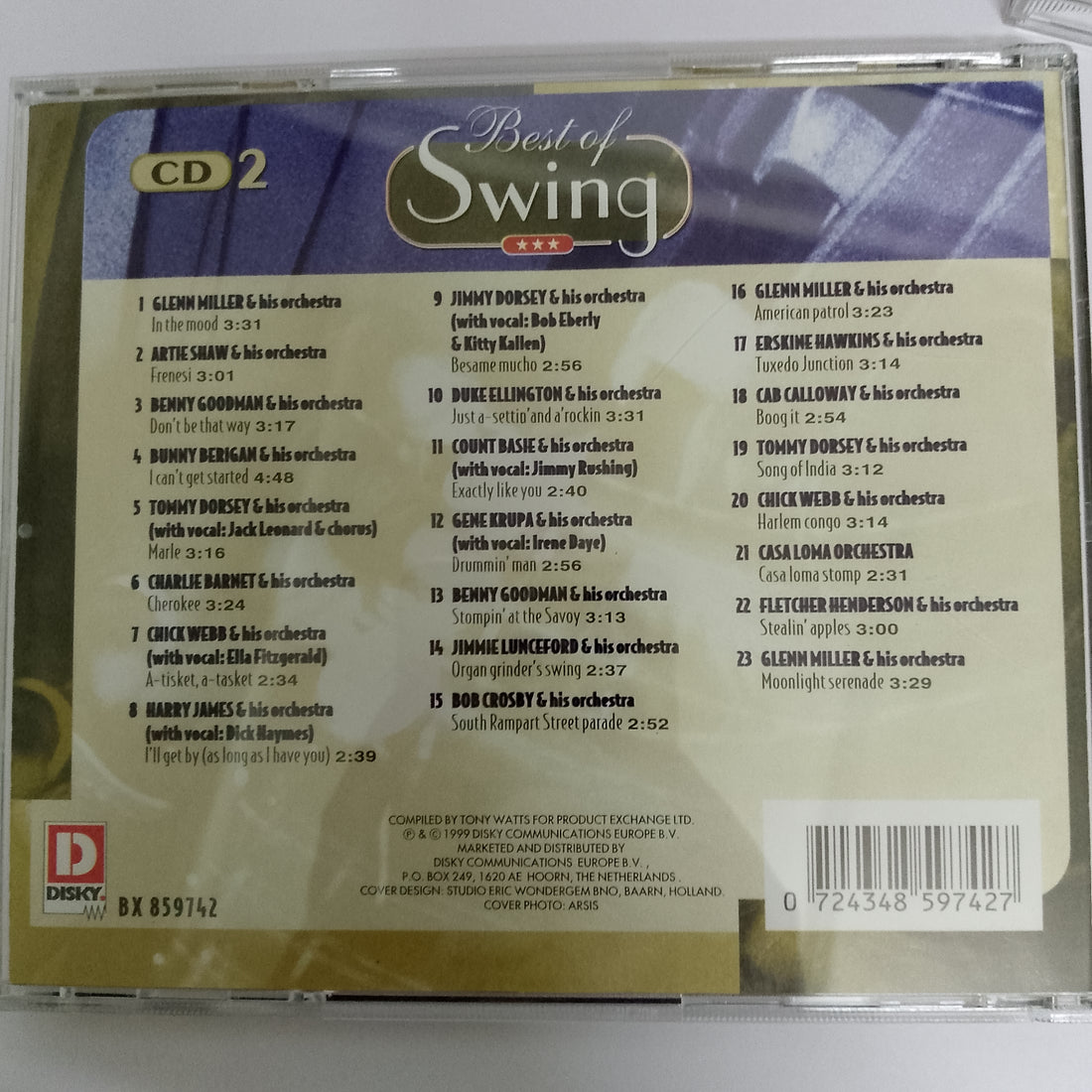 ซีดี Various - Best Of Swing  (CD) (VG+) (3CDs)