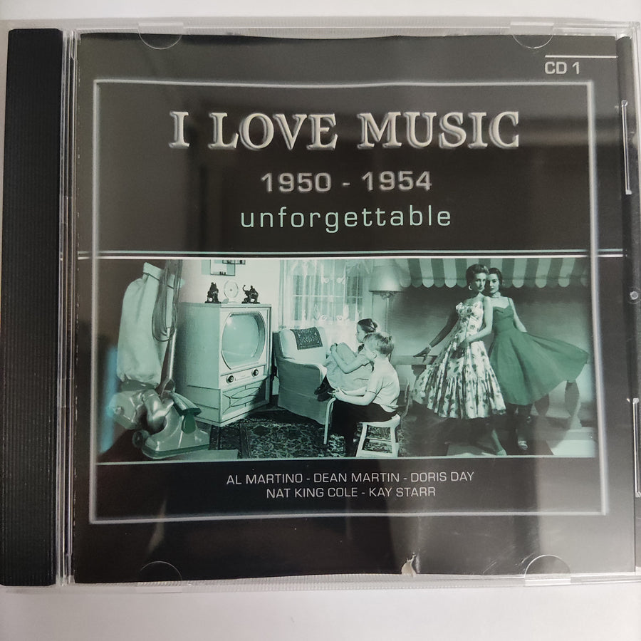 ซีดี Various - I Love Music 1950-1954 (CD) (VG+) (3CDs)