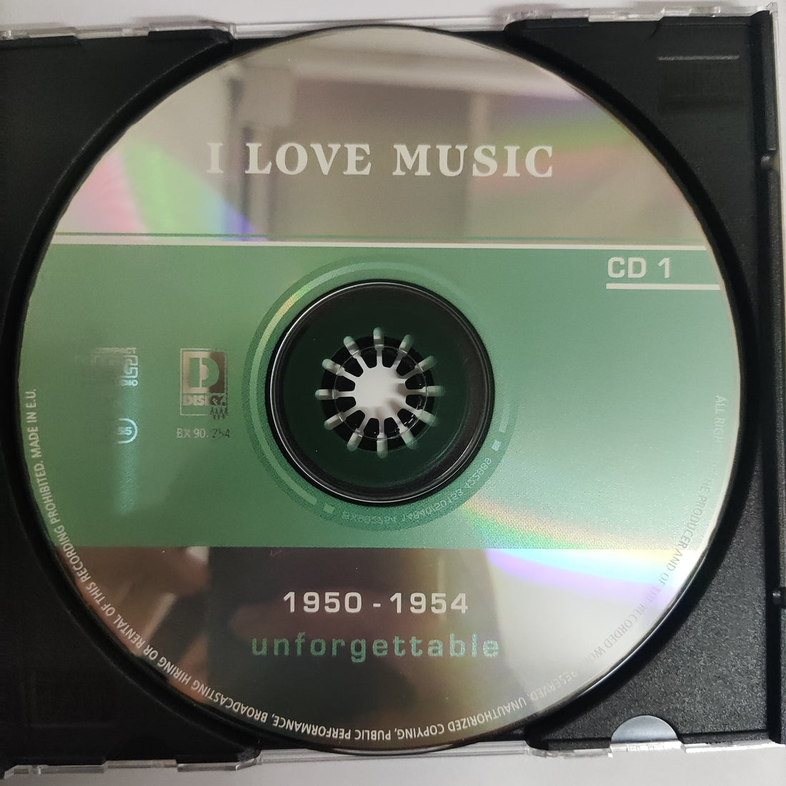 ซีดี Various - I Love Music 1950-1954 (CD) (VG+) (3CDs)