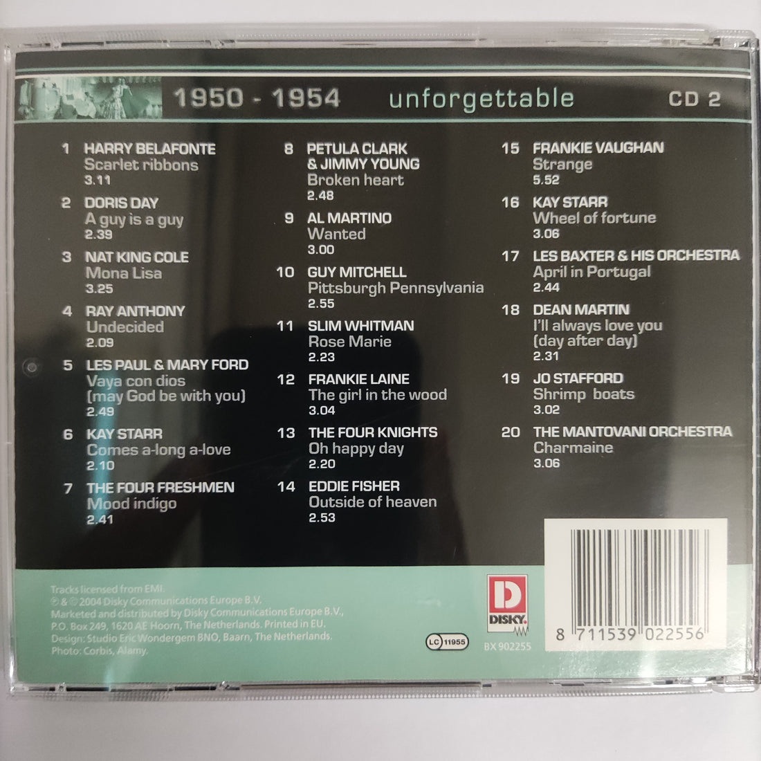 ซีดี Various - I Love Music 1950-1954 (CD) (VG+) (3CDs)