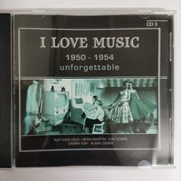 ซีดี Various - I Love Music 1950-1954 (CD) (VG+) (3CDs)