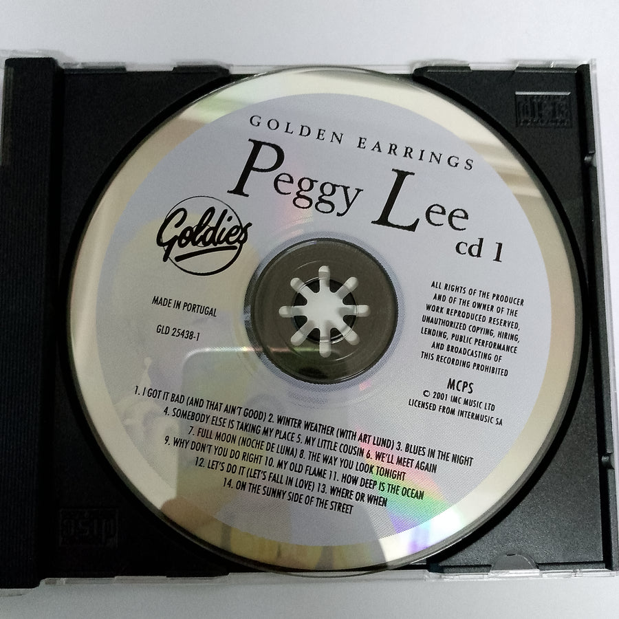 ซีดี Peggy Lee - Golden Earrings (CD) (VG+) (3CDs)