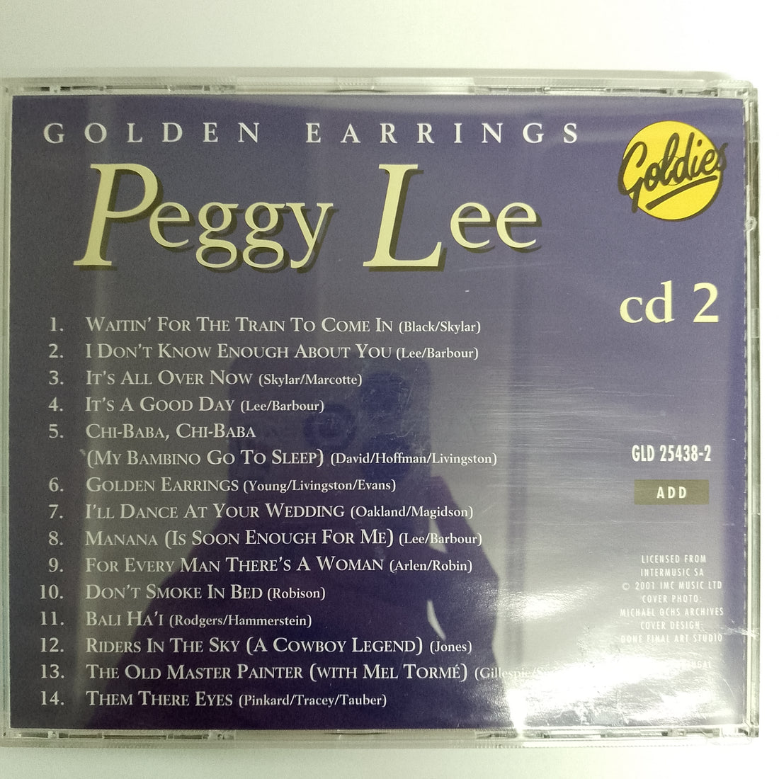 ซีดี Peggy Lee - Golden Earrings (CD) (VG+) (3CDs)