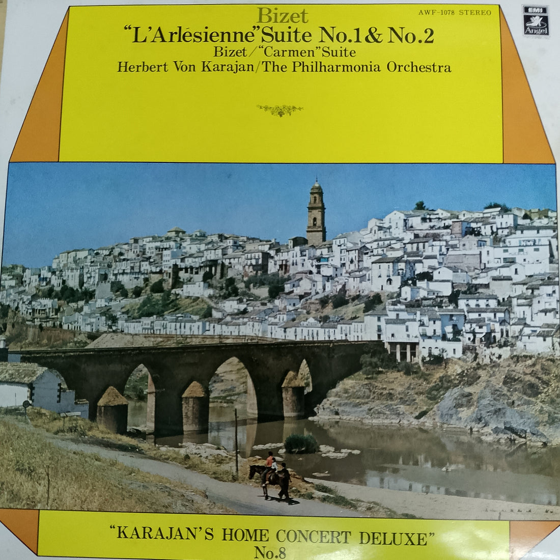 แผ่นเสียง Georges Bizet, Herbert von Karajan, Philharmonia Orchestra - “L’Arlésienne” Suite No.1 &  No.2 / “Carmen” Suite (Vinyl) (VG+)