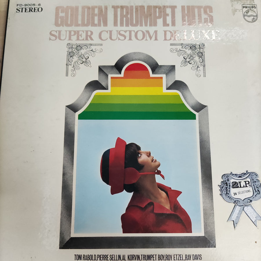 แผ่นเสียง Various - Golden Trumpet Hits Super Custom Deluxe (Vinyl) (VG+) (2LPs)