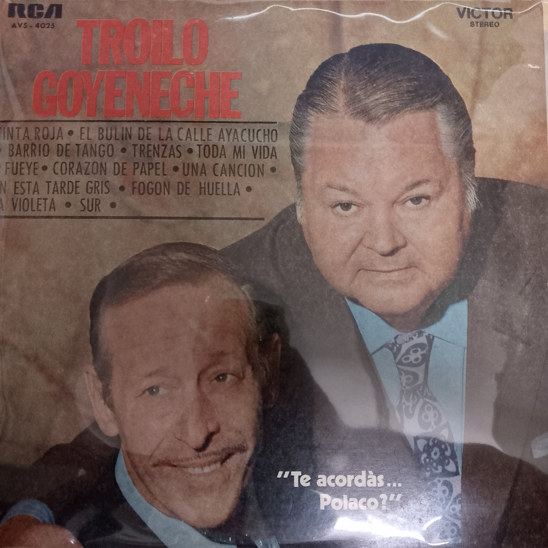 แผ่นเสียง Aníbal Troilo, Roberto Goyeneche - Te Acordas... Polaco? (Vinyl) (VG+)