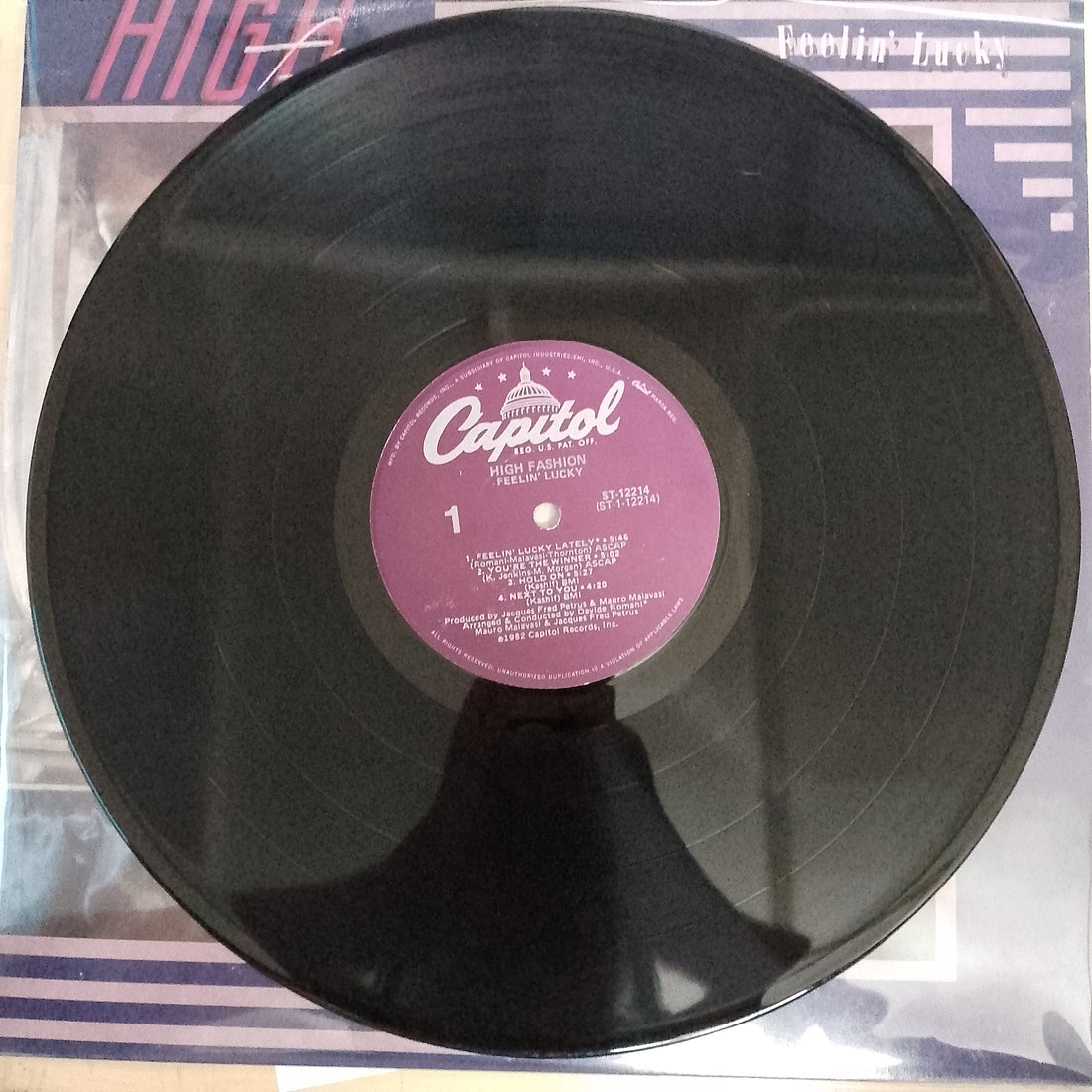 แผ่นเสียง High Fashion - Feelin' Lucky (Vinyl) (VG+)