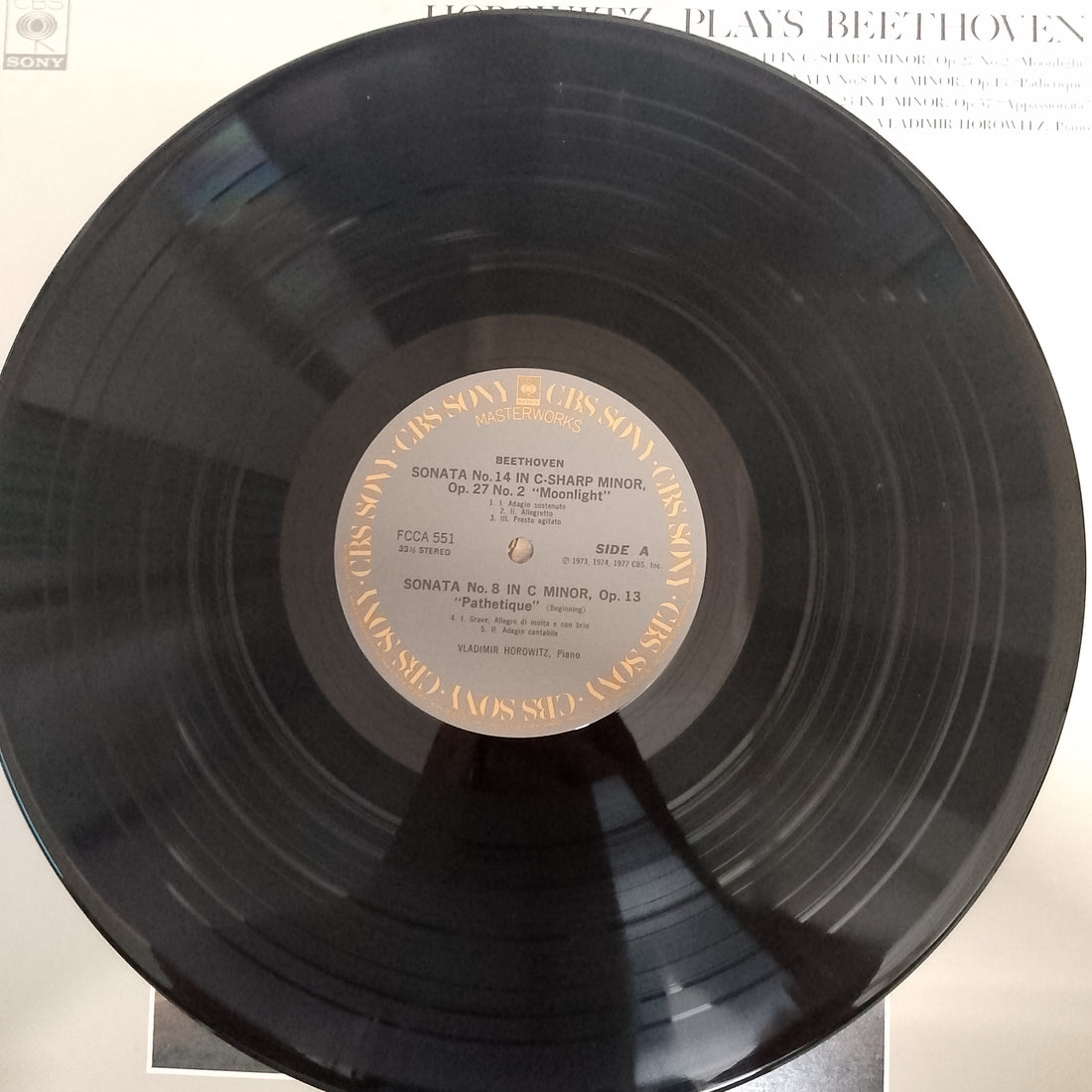 แผ่นเสียง Vladimir Horowitz, Ludwig van Beethoven - Horowitz Plays Beethoven (Moonlight, Pathétique, Appassionata) (Vinyl) (VG+)