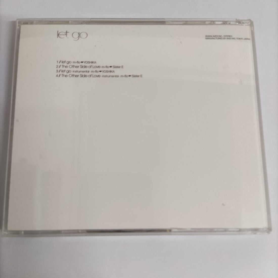 ซีดี m-flo, Yoshika - Let Go (CD) (VG+)