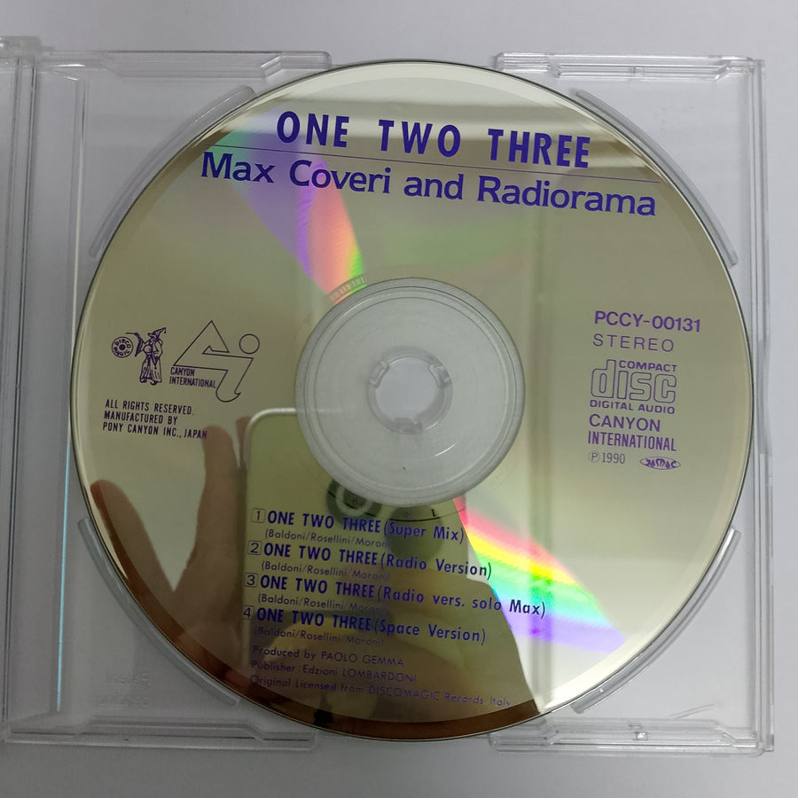 ซีดี Max Coveri & Radiorama - One Two Three CD VG+