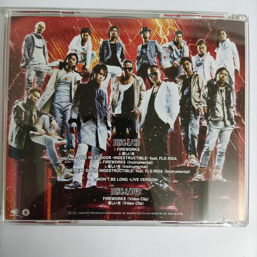 ซีดี Exile  - The Hurricane ～Fireworks～ (CD) (VG+) (1CDs) (1DVD)